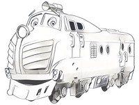 Dibujo para imprimir - Harry - Chuggington