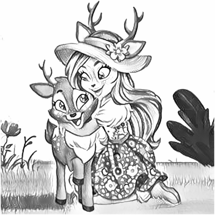 Printable coloring - Enchantimals