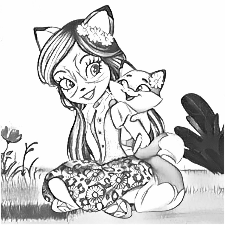 Printable coloring - Enchantimals