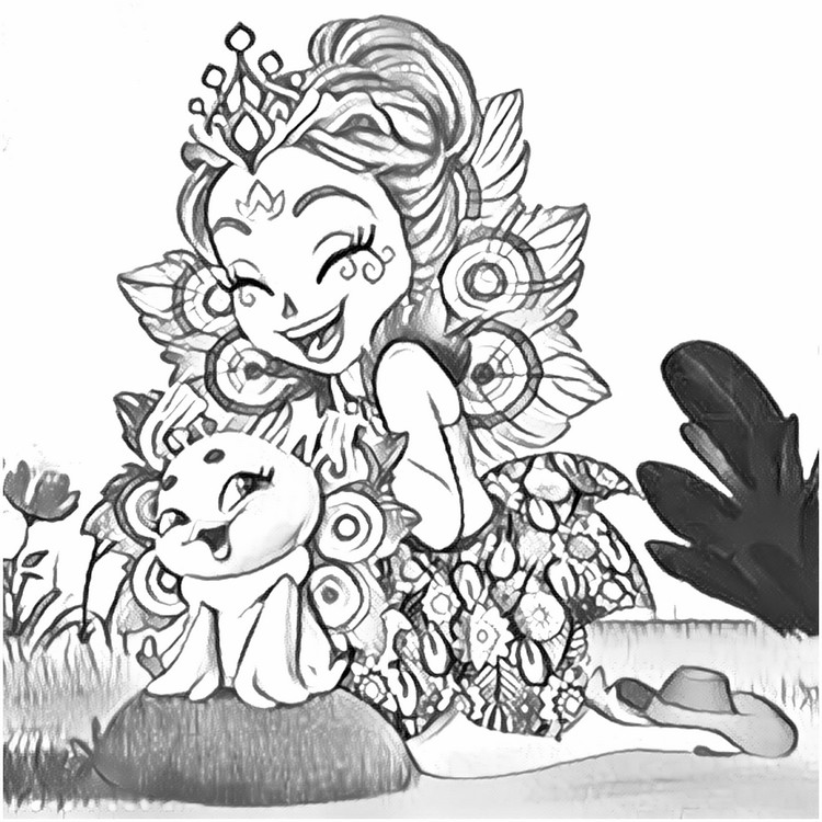 Printable coloring - Enchantimals