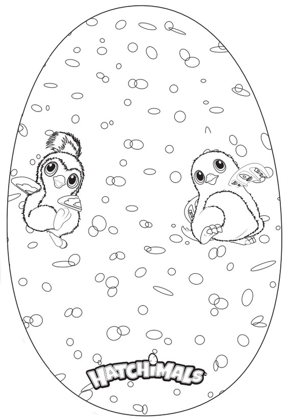 Coloring page Hatchimals