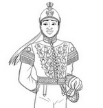 Dibujo para imprimir - Capitán Phillip - El Cascanueces y los cuatro reinos