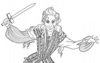 Coloring page - Mother Ginger - The Nutcracker and the Four Realms