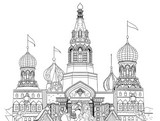 Coloring page - The castle - The Nutcracker and the Four Realms