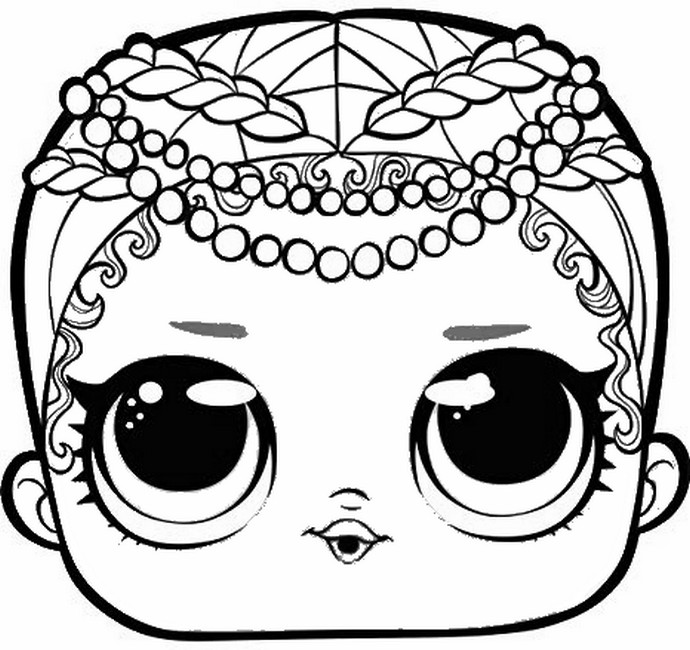 Coloring page Merbaby