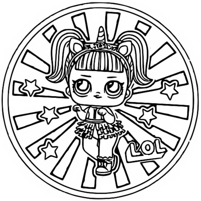 44  Coloring Pages Lol Dolls Unicorn  Best HD