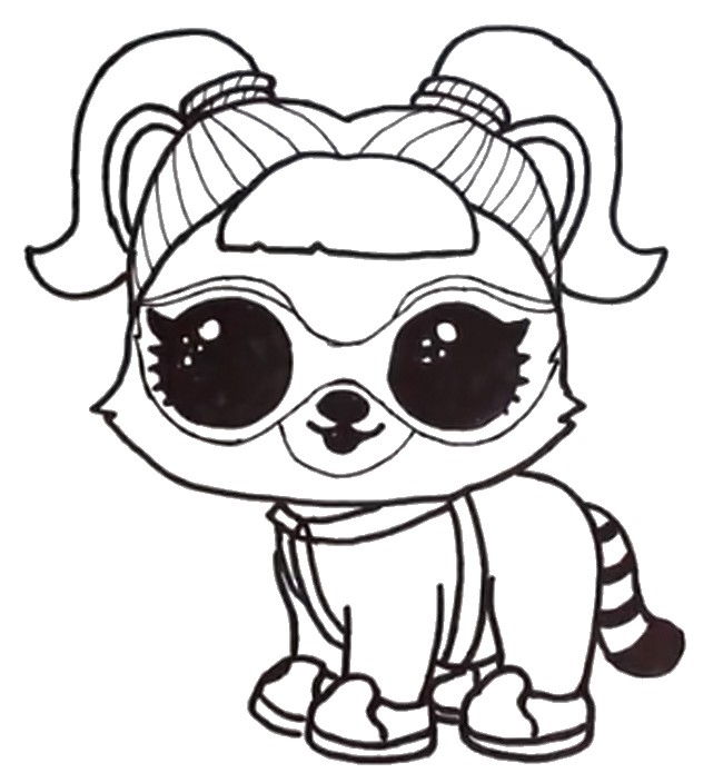 Desenhos para colorir LOL Pets Fuzzy Fan - Desenhos para colorir gratuitos  para impressão