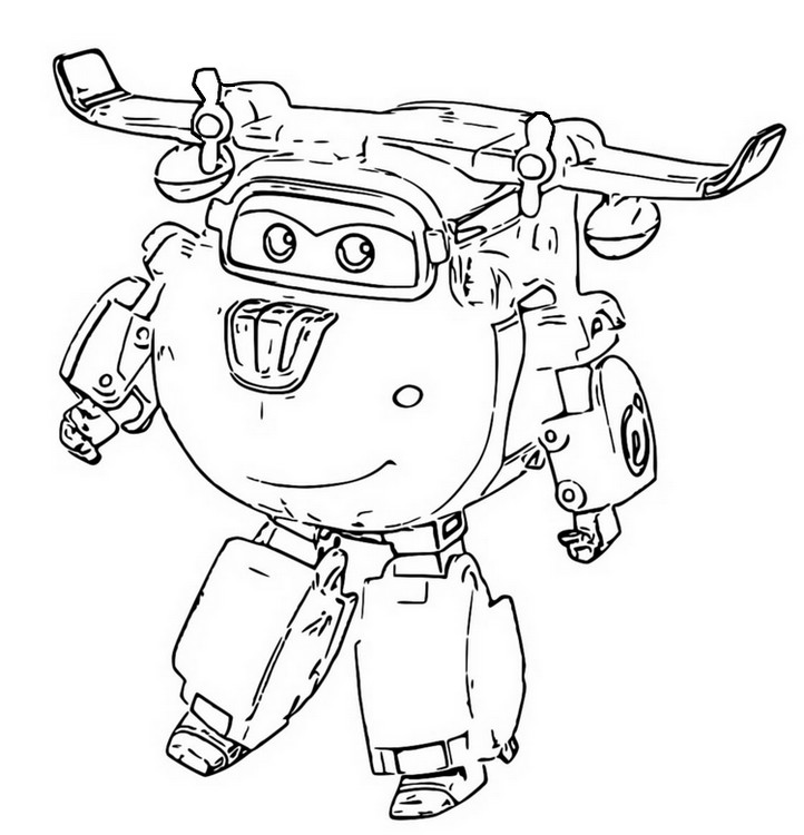 Coloring page Super Wings