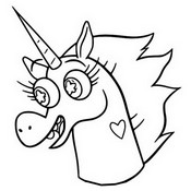 Coloring page Pony Head