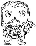 Coloring page Avengers 2 - Thor