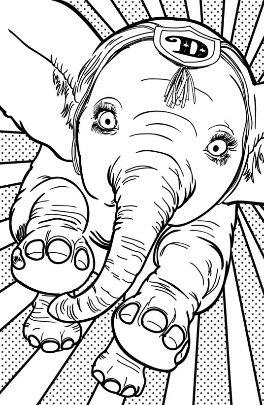 Coloring page Dumbo : Dumbo 8