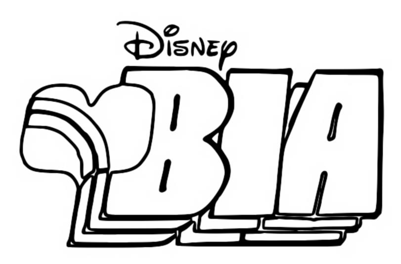 Coloring page Bia Disney