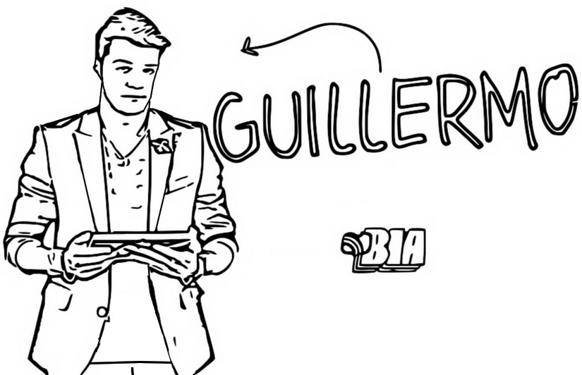 Coloring page Guillermo