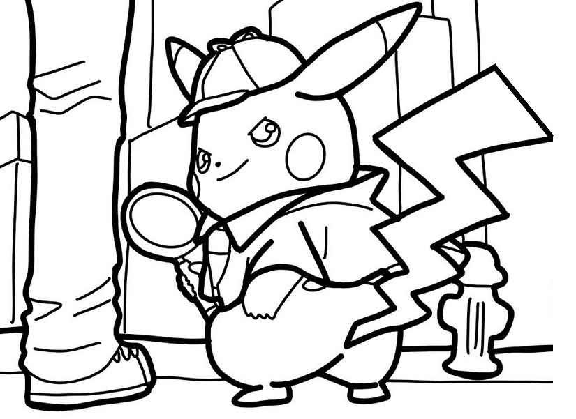 Desenhos - Detetive Pikachu ❤️ Clique 2 vezes e marque os amigos