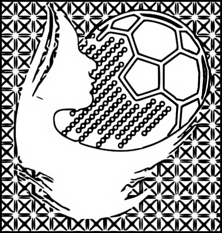 Coloring page Women's soccer
