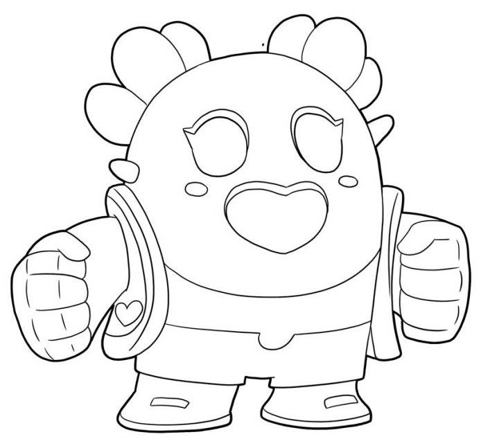 Index Of Coloriages 2021 G - coloriage brawl star polly