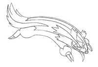Desenho para colorir Pokémon Sword e Shield : Galarian Moltres 31