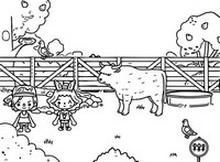 Coloring page Farm