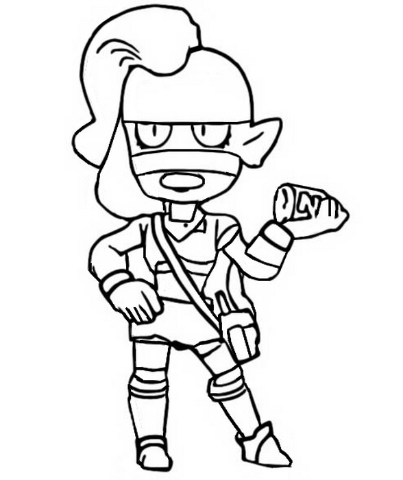 Coloring Page Brawl Stars March 2020 Update College Emz 5 - coloriage brawl stars shelie