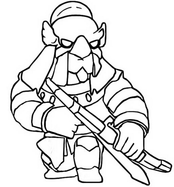Coloring Page Brawl Stars March 2020 Update Horus Bo 7 - horus bo skins de brawl stars