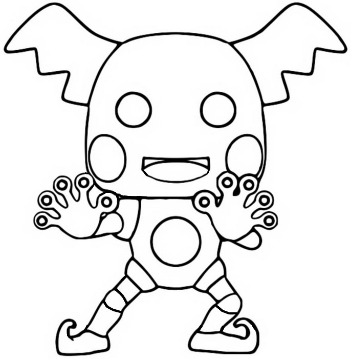 Coloring page Mr.Mime