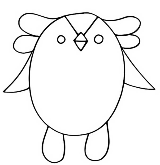 Coloring page Curly