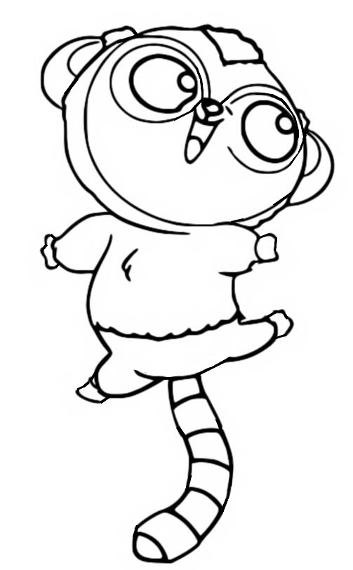 Coloring page Roodee