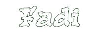 Coloriage - Fadi - Garçon Prénoms F