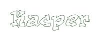 Coloriage à imprimer - Kacper - Garçon Prénoms K