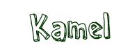 Image à colorier - Kamel - Garçon Prénoms K