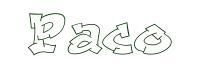 Coloriage à télécharger - Paco - Garçon Prénoms P