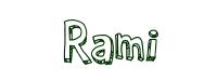 Coloriage gratuit - Rami - Garçon Prénoms R