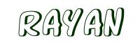 Image à colorier - Rayan - Garçon Prénoms R