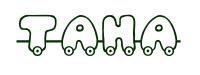 Coloriage gratuit - Taha - Garçon Prénoms T