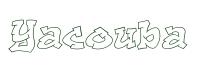 Coloriage à imprimer - Yacouba - Garçon Prénoms Y