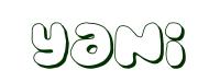 Image à colorier - Yani - Garçon Prénoms Y