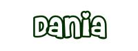 Coloriage gratuit - Dania - Fille Prénoms D
