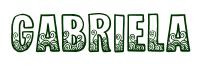 Coloriage gratuit - Gabriela - Fille Prénoms G