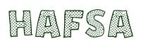 Coloriage gratuit - Hafsa - Fille Prénoms H