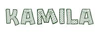 Coloriage gratuit - Kamila - Fille Prénoms K