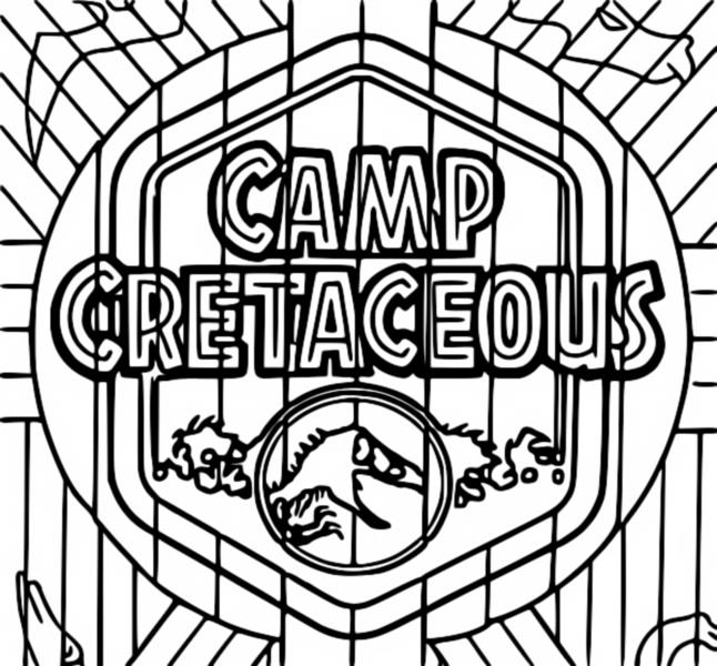 Coloring Pages Jurassic World Camp Cretaceous Morning Kids