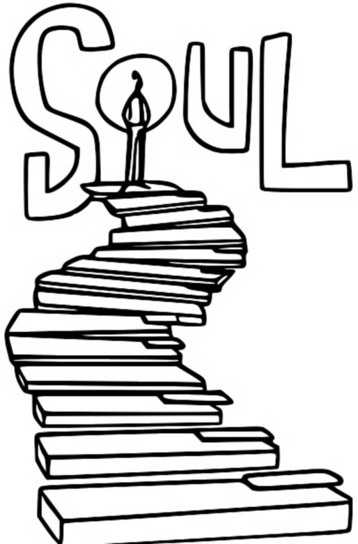 Coloring page Soul : Movie poster 2