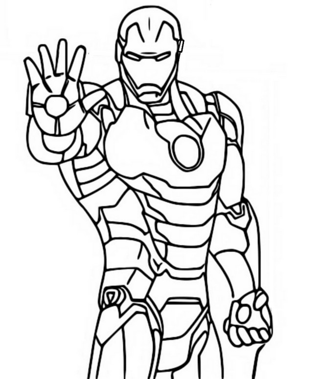 Ironman 2 Coloring Pages