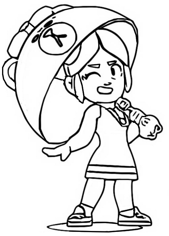 Coloring page Choco Piper