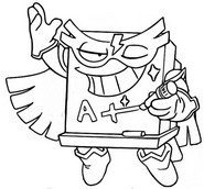 Coloring page Powerchalk 427 Flashy Faction