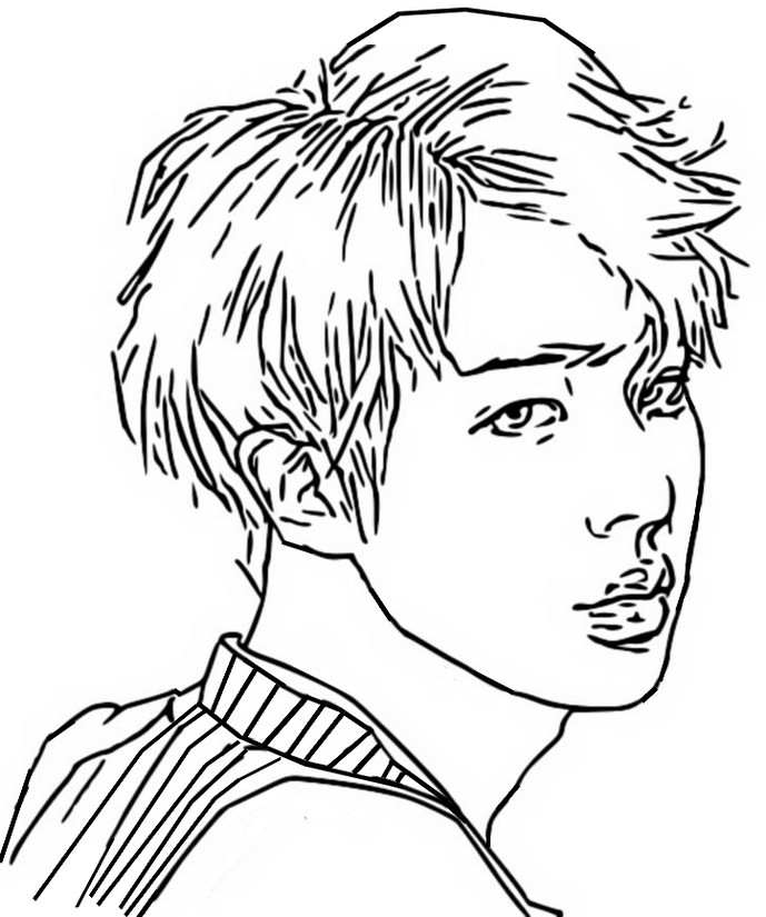 BTS Jin kim Seokjin Astronaut A6 Art Print of a Pencil - Etsy Israel
