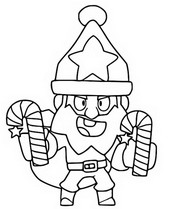 Dibujo para imprimir - Dynamike bomba calórica - Brawlidad