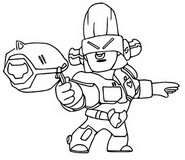 Coloring Pages Brawl Stars The Starr Force Morning Kids - bull del brawl stars para colorear