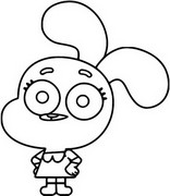 Desenho de Gumball para Colorir - Colorir.com