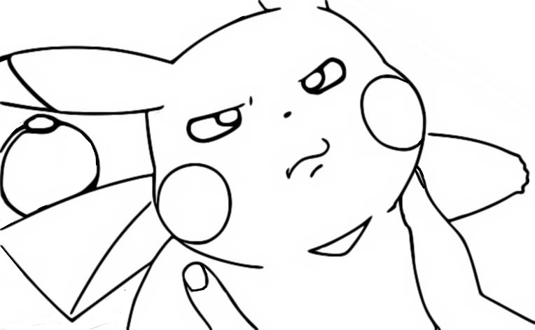 Desenho para colorir Pokémon Journeys The Series : Episódios 1 - A Chegada  de Pikachu 12